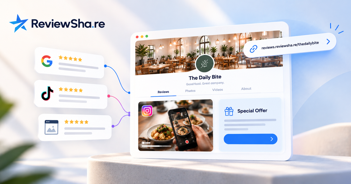 Reviewu How to Build Customer Trust With ReviewShare Pages | ReviewShare